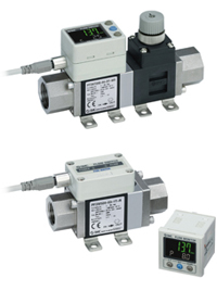 SMC3色顯示　水用數字式流量開(kāi)關(guān) PF3W